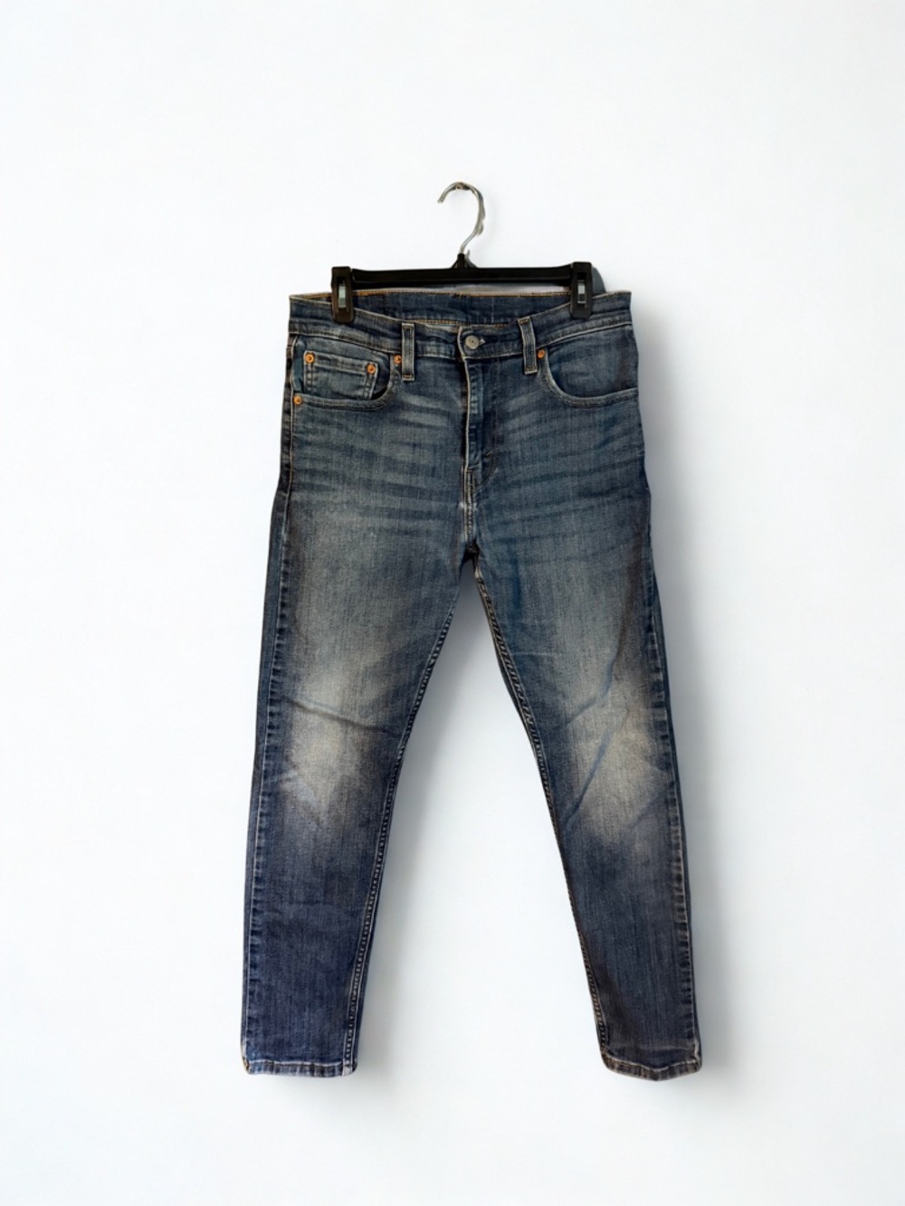 Levi's Slim Fit Faded Blue Stretch Jeans